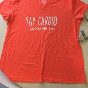 Athletic short sleeve tee shirt